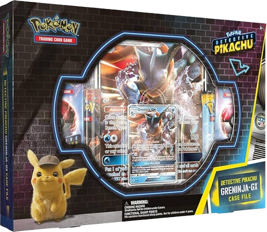 Detective Pikachu Greninja-Gx Case File Box