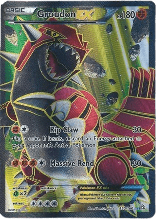 Groudon EX - 150/160 - Full Art Ultra Rare - ZardoCards