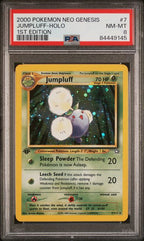 PSA 8 JUMPLUFF HOLO NEO GENESIS 1ST ED