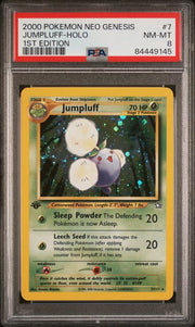PSA 8 JUMPLUFF HOLO NEO GENESIS 1ST ED