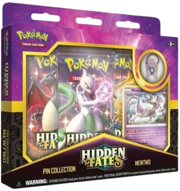 Collection d'épingles Mewtwo Destinées Cachées