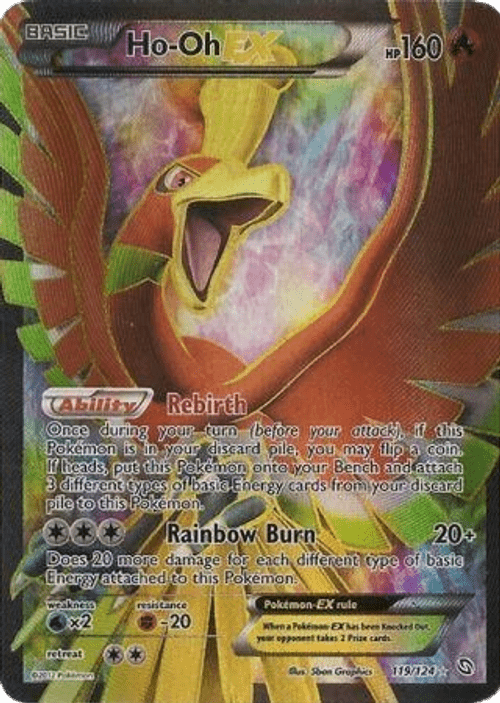 Ho-oh EX - 119/124 - Full Art Ultra Rare - ZardoCards