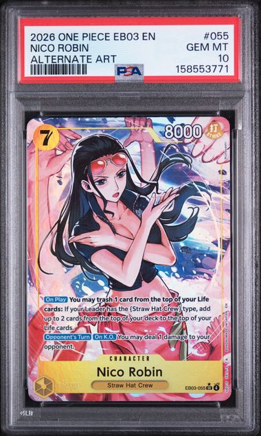 PSA 10 NICO ROBIN ALTERNATE ART