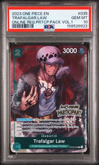 PSA 10 TRAFALGAR LAW ONLINE REG.PRTCP.PACK VOL.1