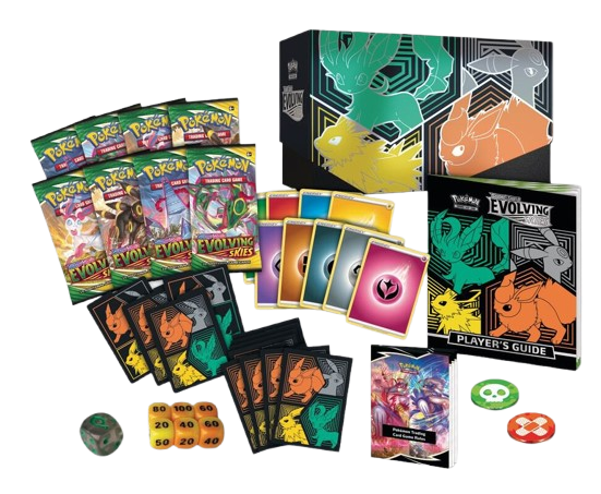 Cieux en évolution Vaporeon, Espeon, Glaceon et Sylveon ETB