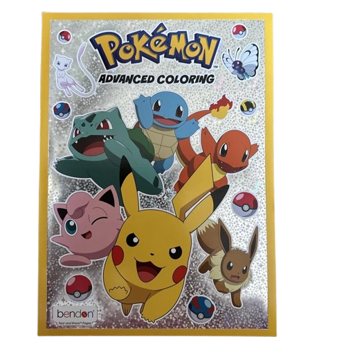 Bendon Pokémon Advanced Coloring Book