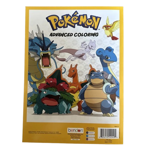 Bendon Pokémon Advanced Coloring Book