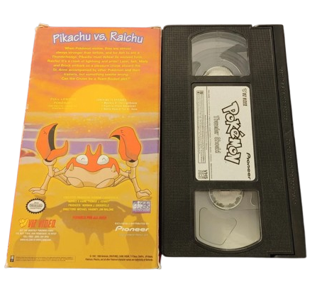1999 Pokemon VHS Movie : Thunder Shock!