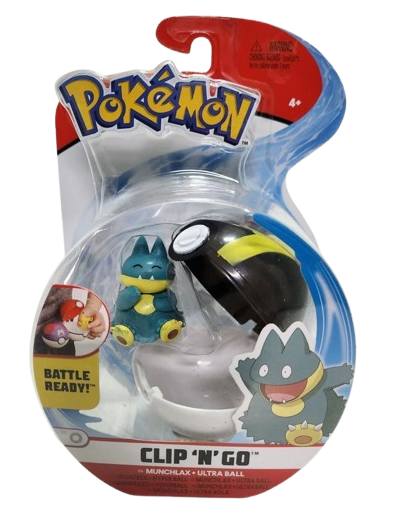 Pokemon Clip 'N' Go : Pikachu, Eevee, Munchlax (Individual)
