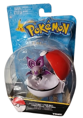 Pokemon Clip 'N' Carry Figure and Ball Set : Pikachu, Dedenne, Noibat (Individual)