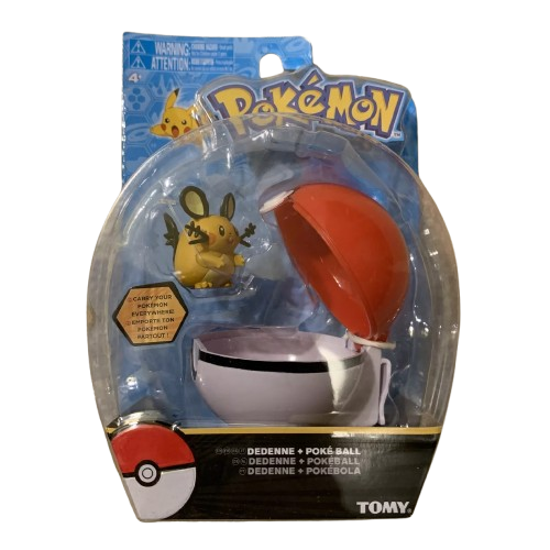Pokemon Clip 'N' Carry Figure and Ball Set : Pikachu, Dedenne, Noibat (Individual)