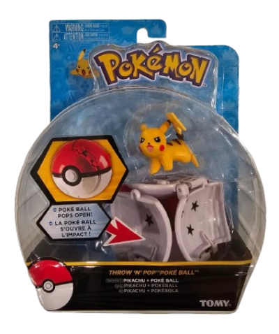 Pokemon Throw 'N' Pop Figures:  Pikachu, Rotom, Fennekin and more (Individual)