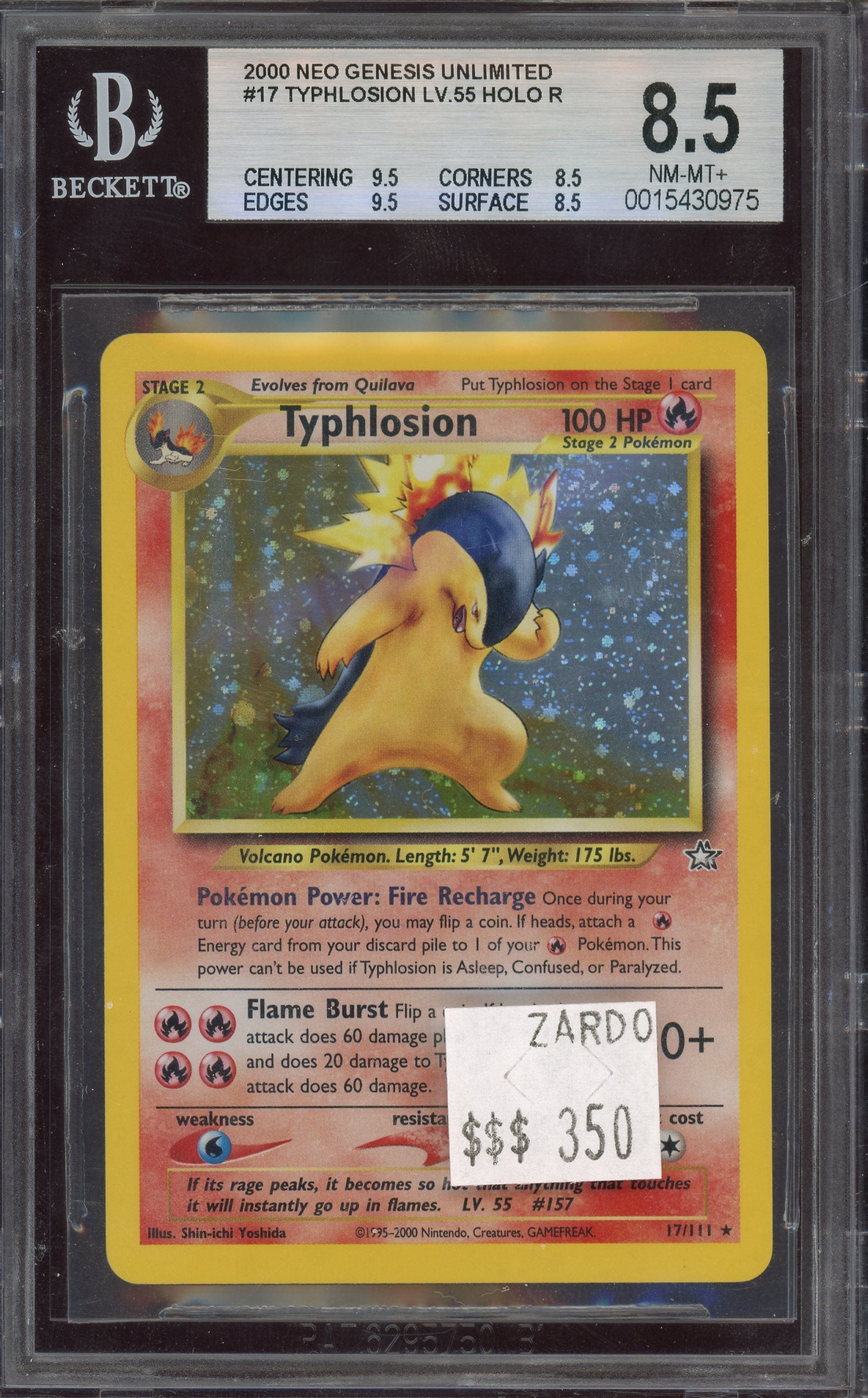 BGS 8.5 Typhlosion