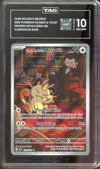 TAG 10 TEAM ROCKET'S MEOWTH S&V DESTINED RIVALS