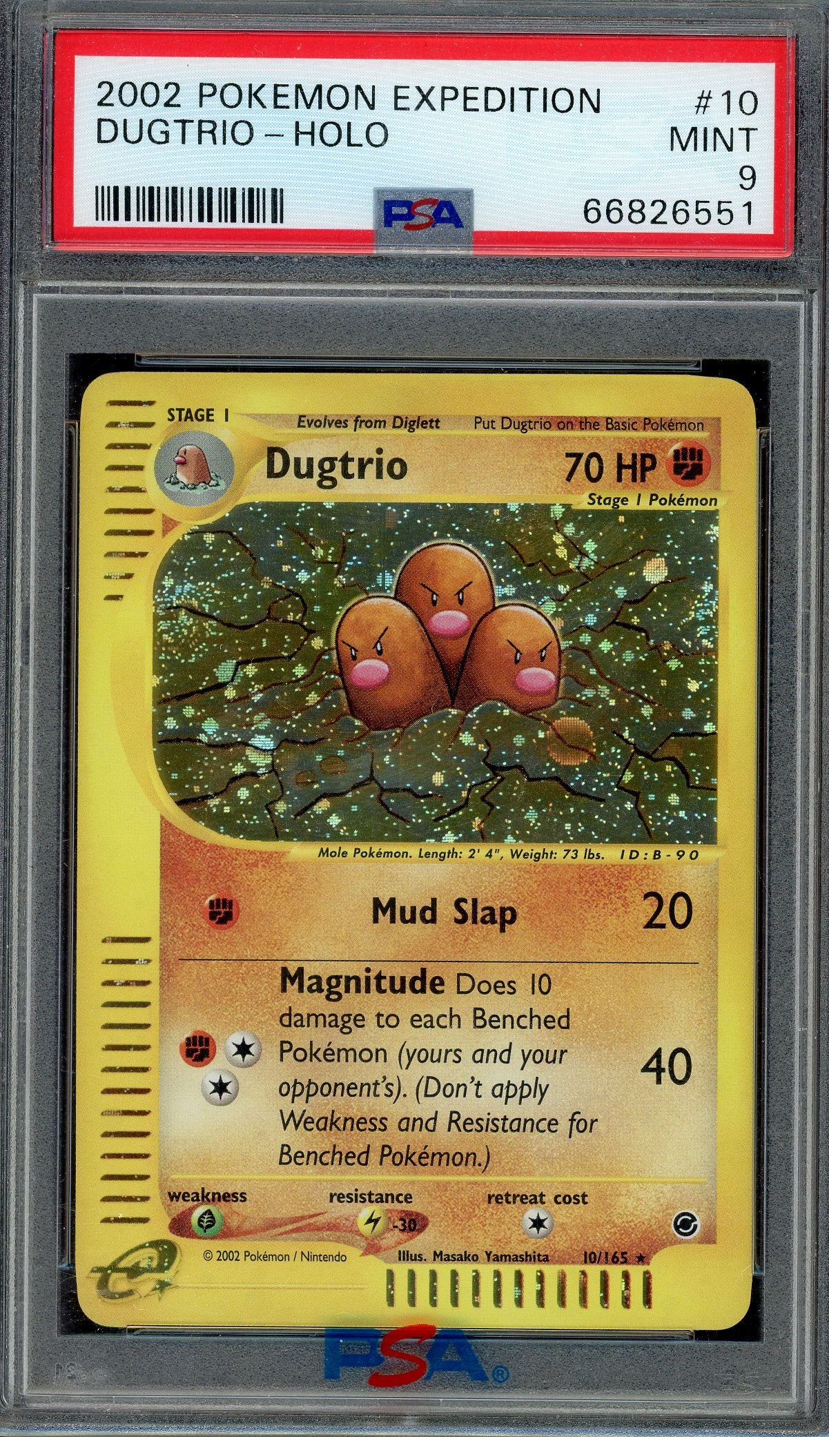 PSA 9 DUGTRIO-HOLO