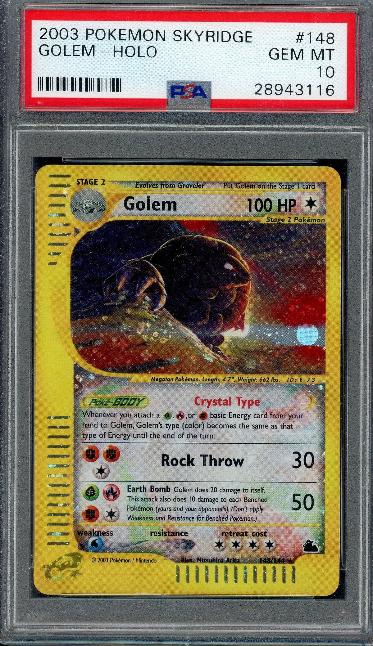 PSA 10 GOLEM-HOLO