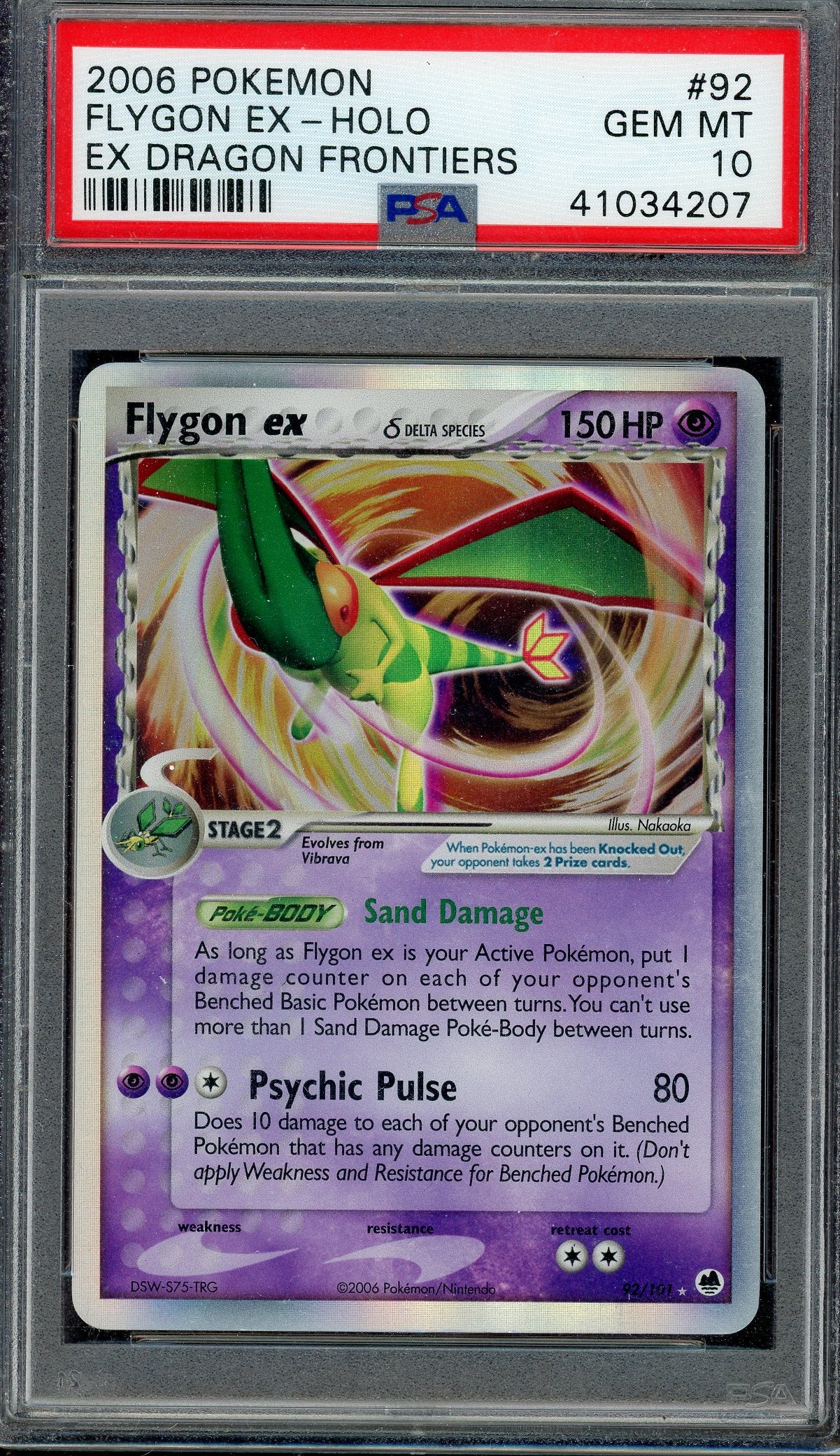 PSA 10 FLYGON EX-HOLO DRAGON FRONTIERS