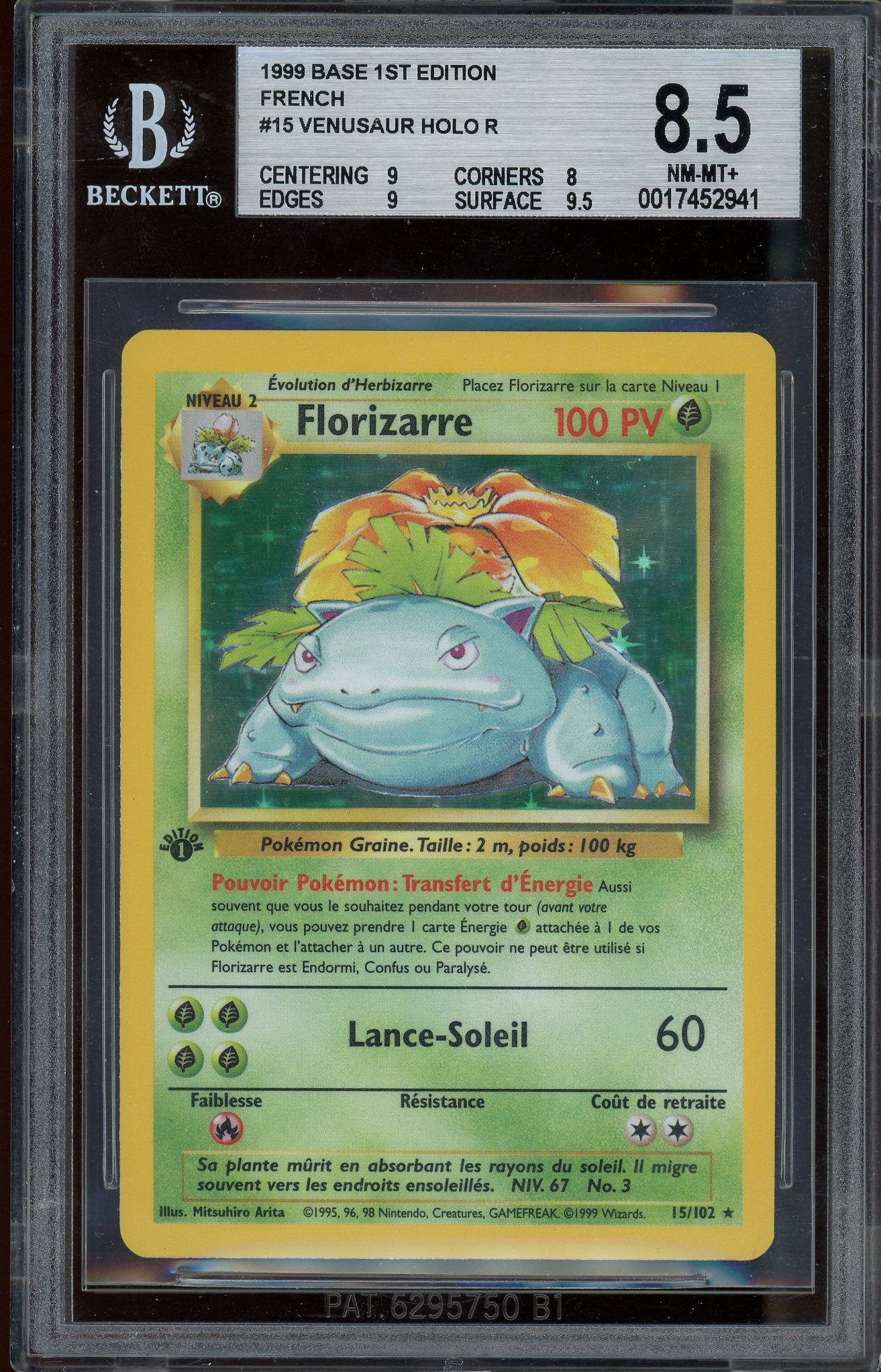 PSA 9 VENUSAUR-HOLO