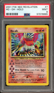PSA 9 Ho-Oh Holo Neo Revelation Unlimited