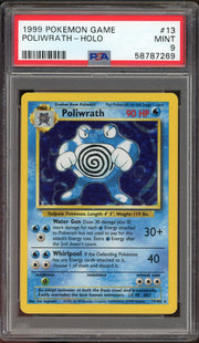 PSA 9 Poliwrath Base Set Unlimited