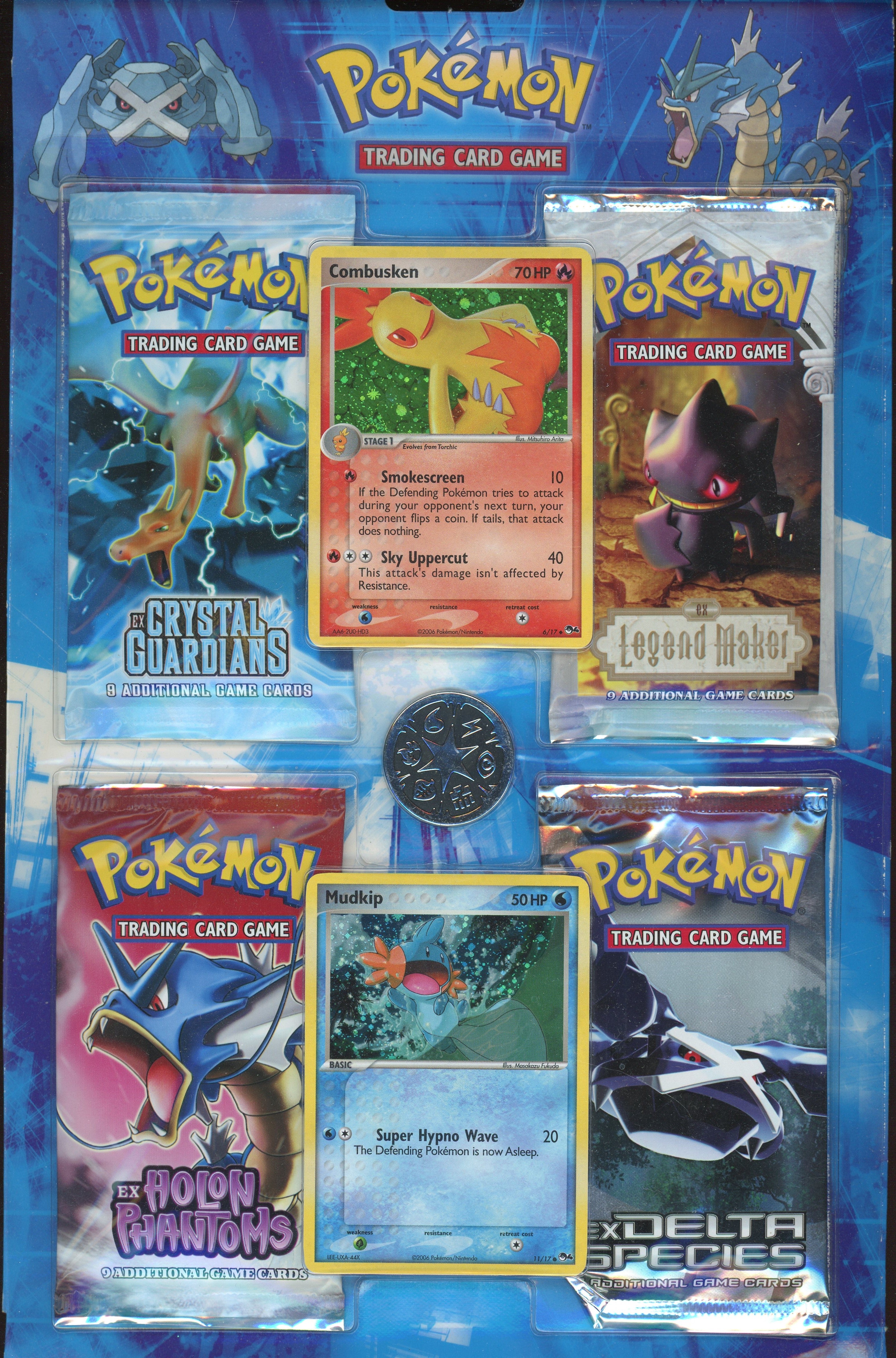 2007 EX Value Set Combusken & Mudkip 4-Pack Blister