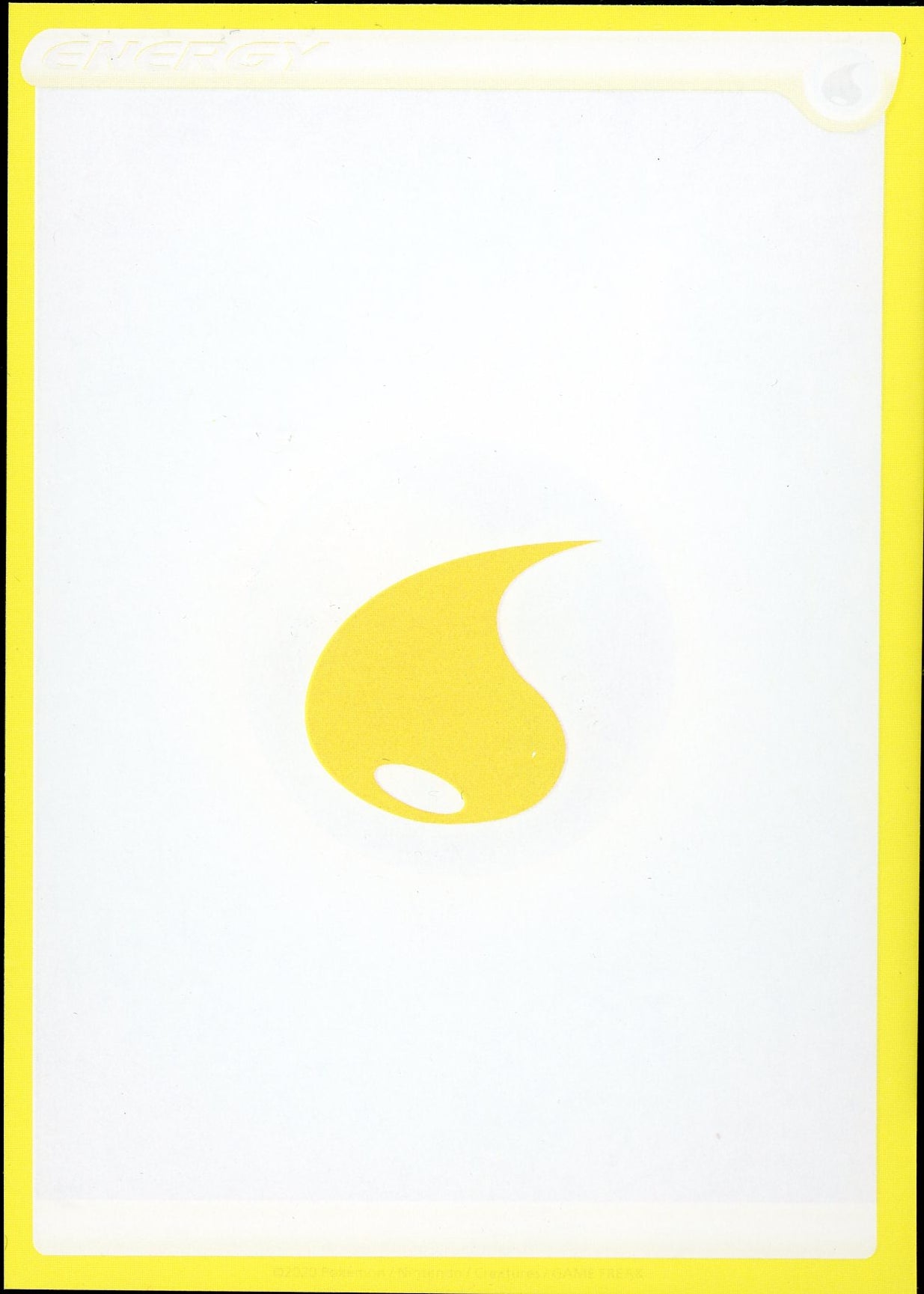 Water Energy - Test Print - Square Cut (White)