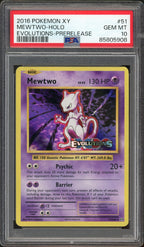 PSA 10 Mewtwo Evolutions Prerelease Stamp