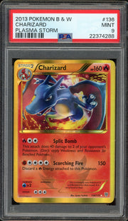 PSA 9 CHARIZARD PLASMA STORM
