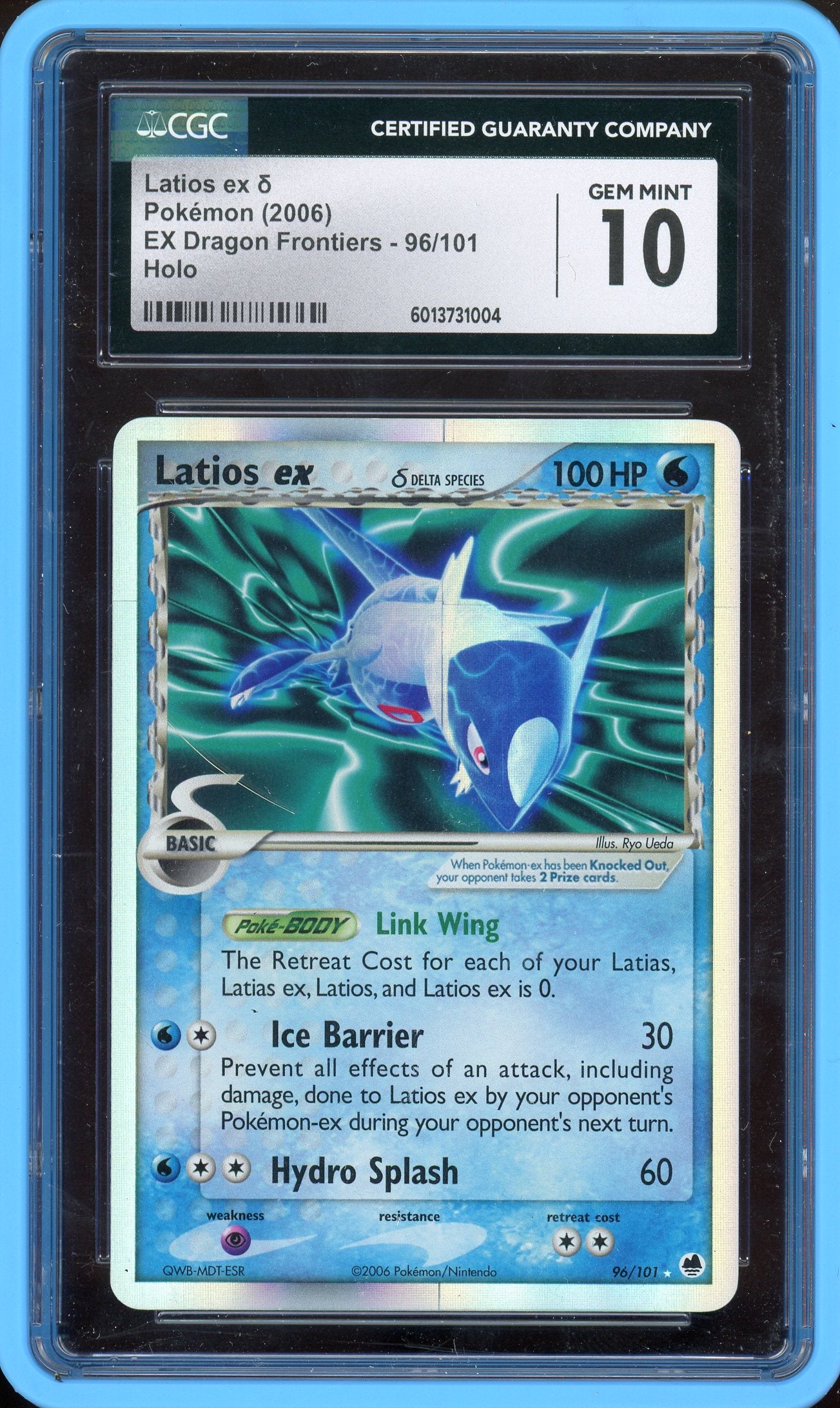 CGC 10 LATIOS EX HOLO