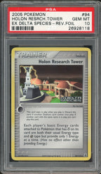 PSA 10 HOLON RESEARCH TOWER DELTA SPECIES-REV.FOIL