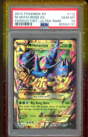 PSA 10 HERACROSS EX FURIOUS FIST