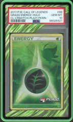 PSA 10 GRASS ENERGY-HOLO CALL OF LEGENDS CROSSHATCH-PLAY! POKEMON
