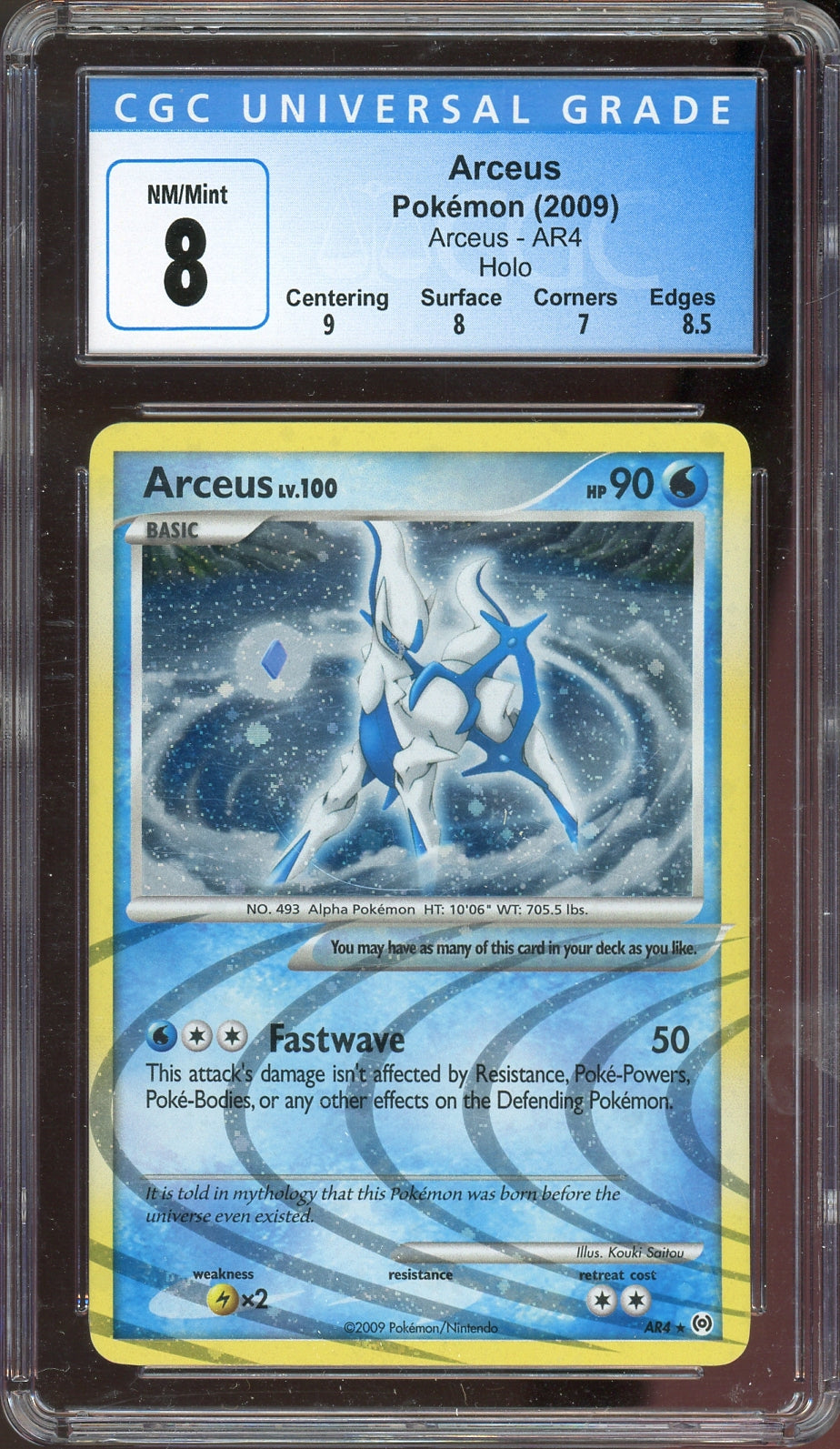 CGC 8 ARCEUS AR4
