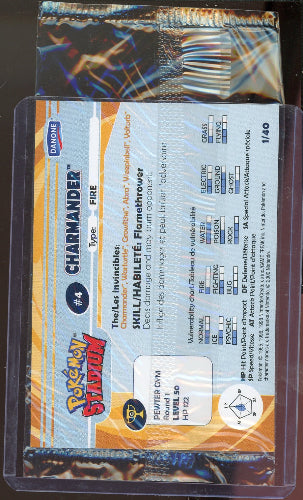 Charmander #4 Stadium Danone [Sealed]