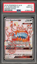 PSA 10 FA/ GUZZLORD GX HIDDEN FATES