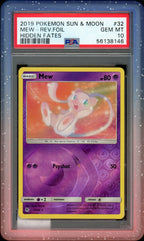 PSA 10 MEW REV FOIL HIDDEN FATES