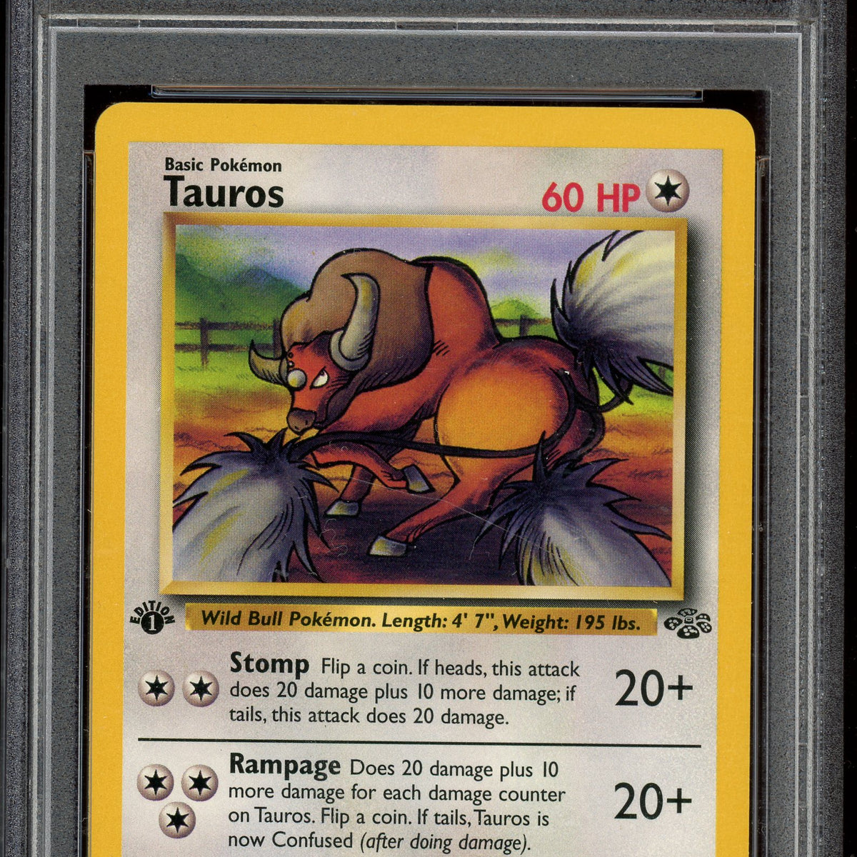 tauros pokemon card value Pokmon TCG Cards for sale this attack does 20 damage.Rampage20+Does 20 damage plus 10 more damage for each damage counter on Tauros PSA 10 TAUROS 1ST EDITION