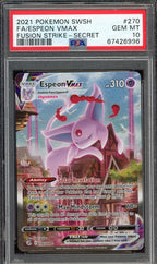 PSA 10 FA/ESPEON VMAX FUSION STRIKE