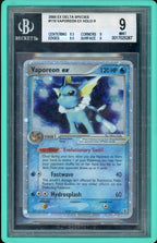 BGS 9 VAPOREON EX DELTA SPECIES