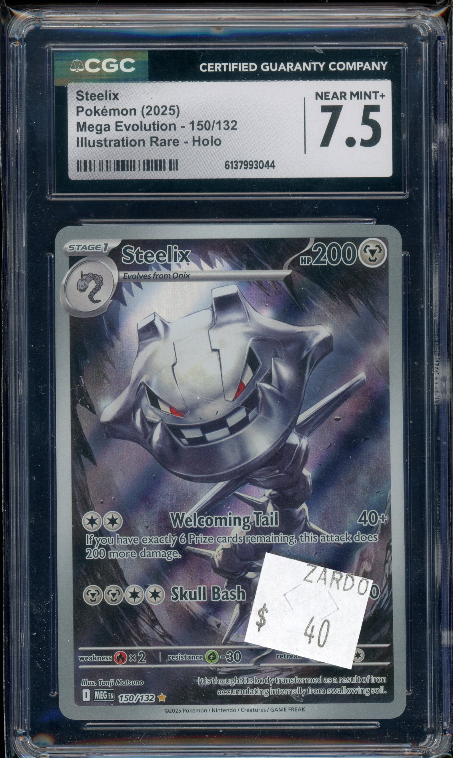 CGC 7.5 STEELIX MEGA EVOLUTION