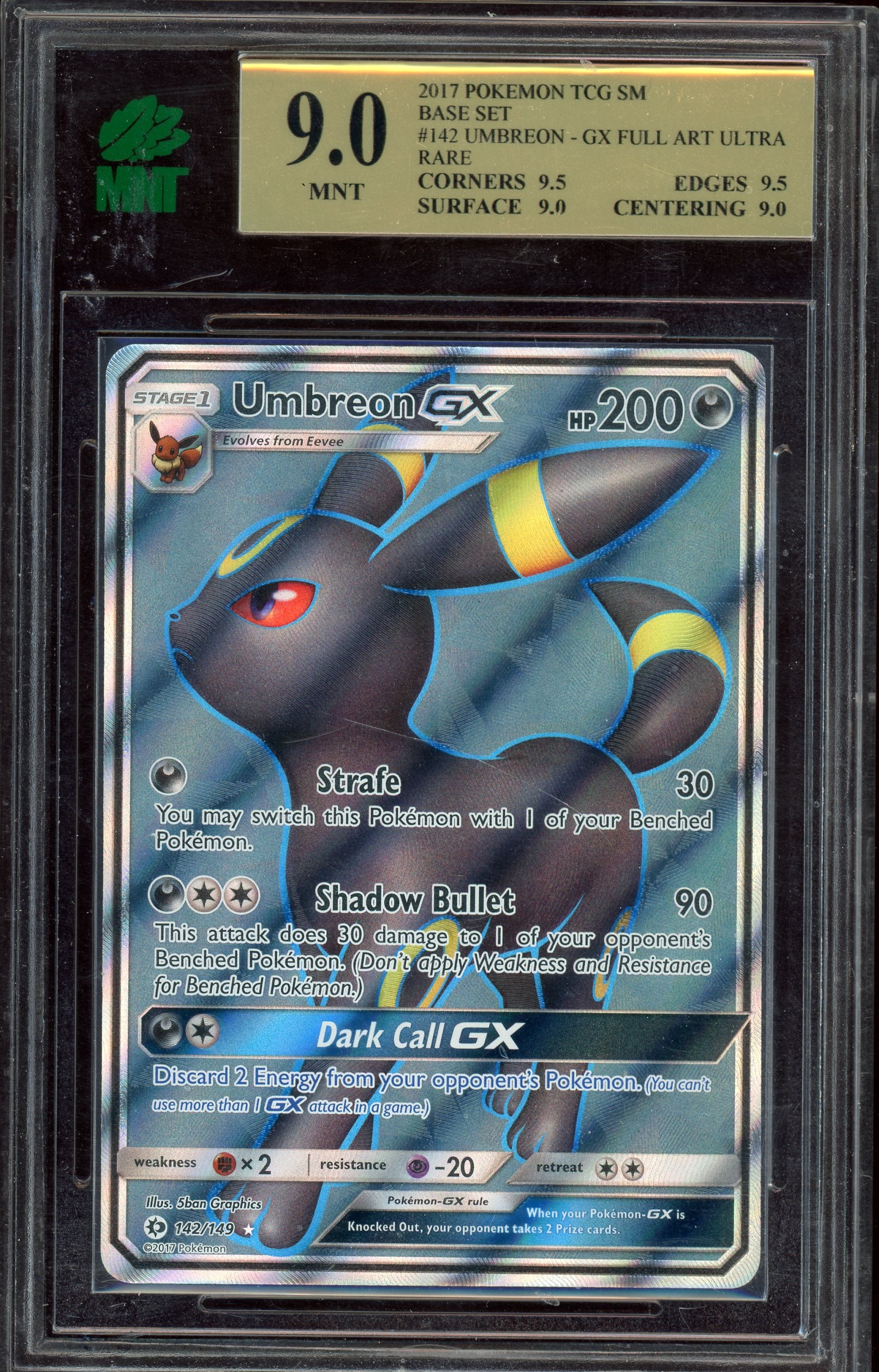 MNT 9 UMBREON GX S&M BASE SET