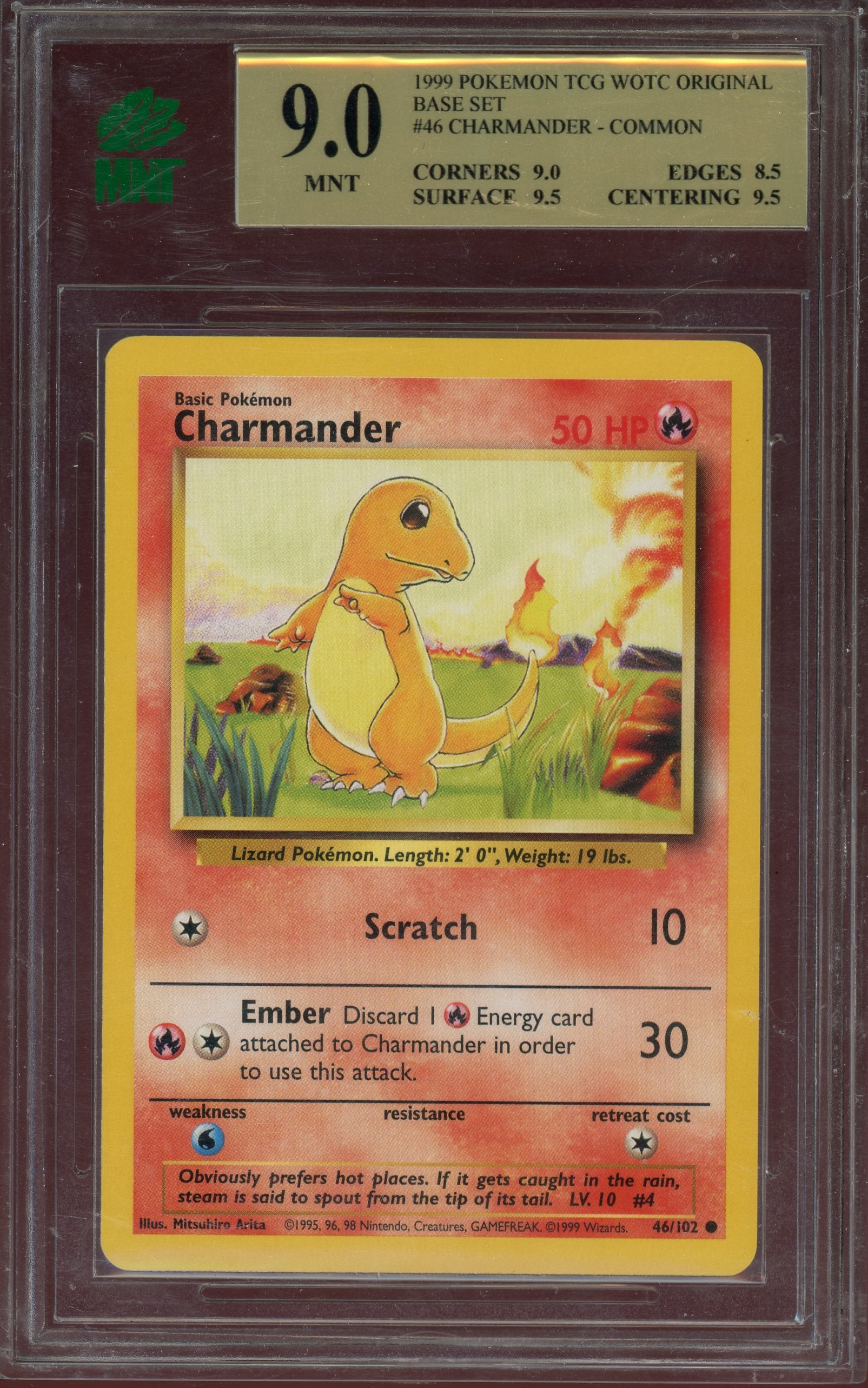 MNT 9 CHARMANDER BASE SET