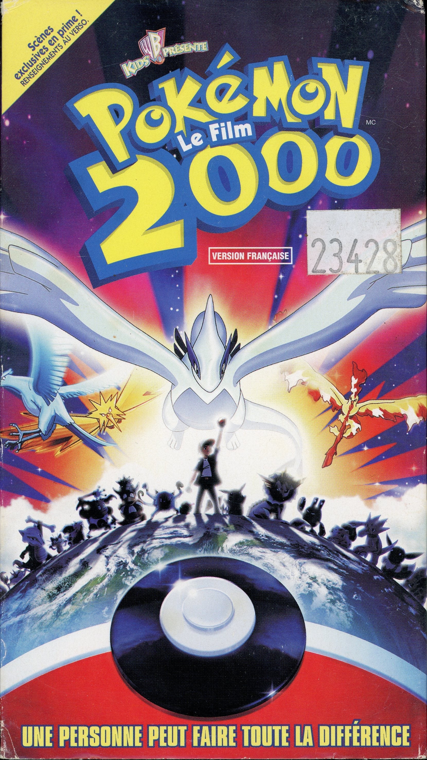 Le Film 2000 Pokémon French Version Tape