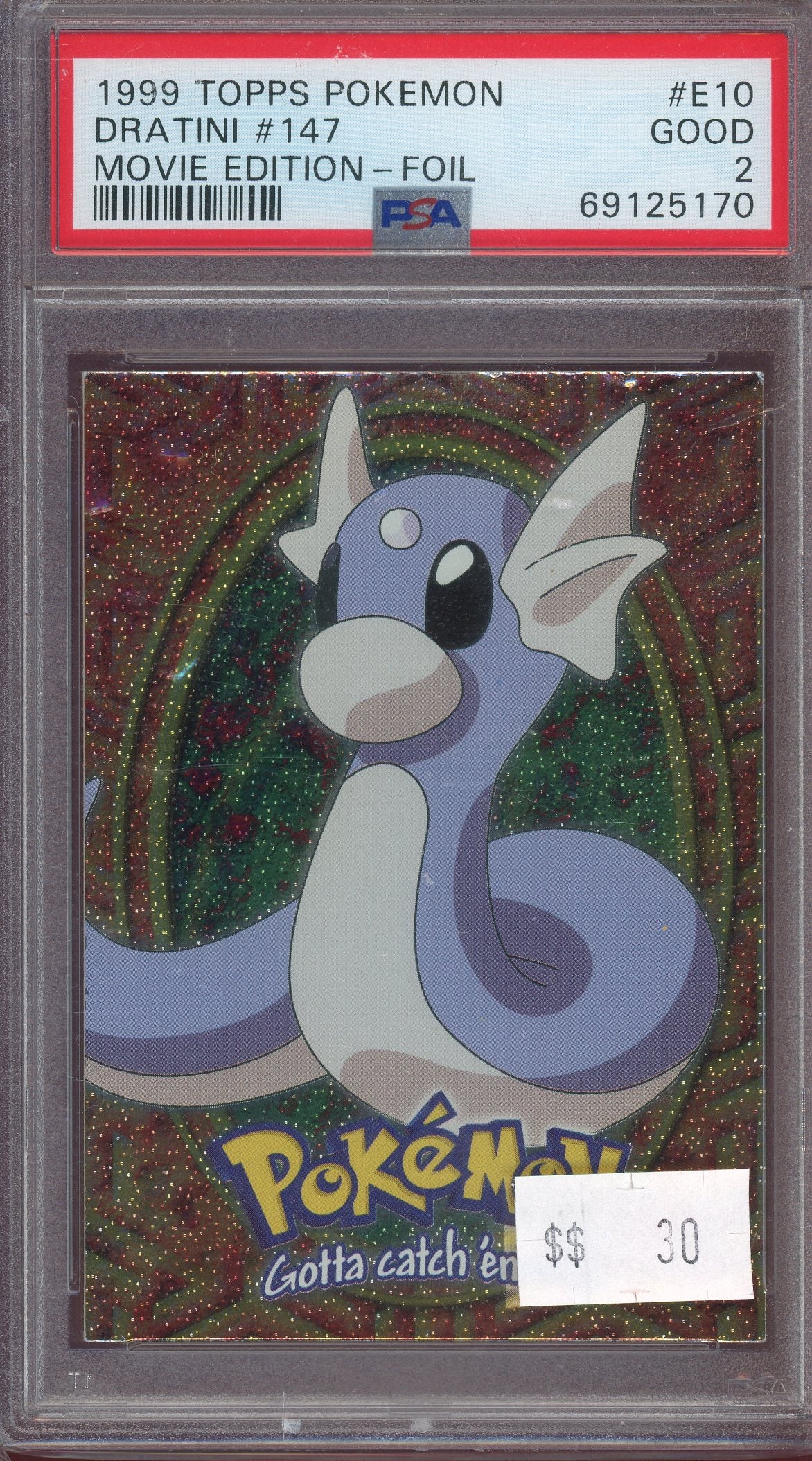 PSA 2 DRATINI #147 MOVIE EDITION-FOIL