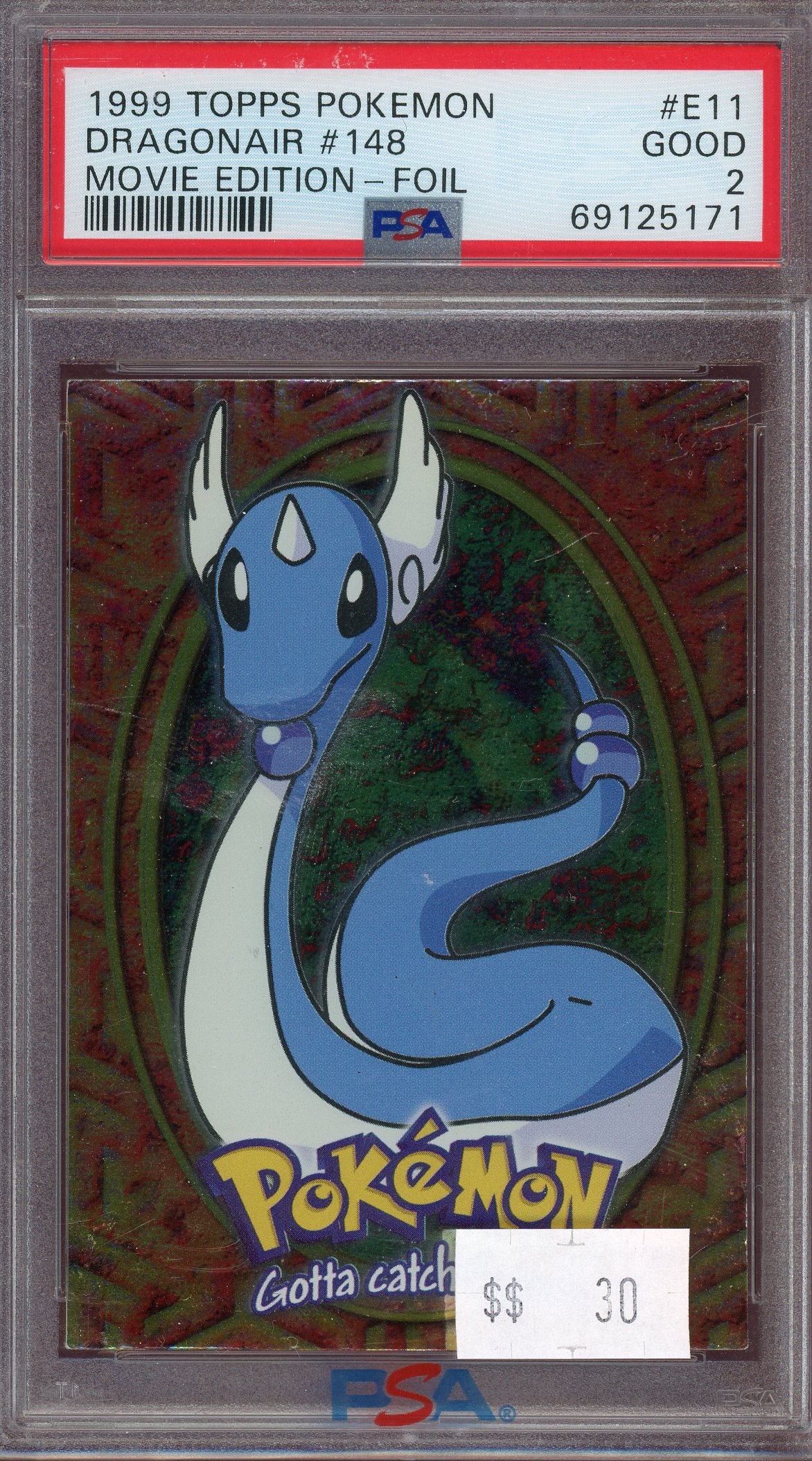 PSA 2 DRAGONAIR #148 MOVIE EDITION-FOIL