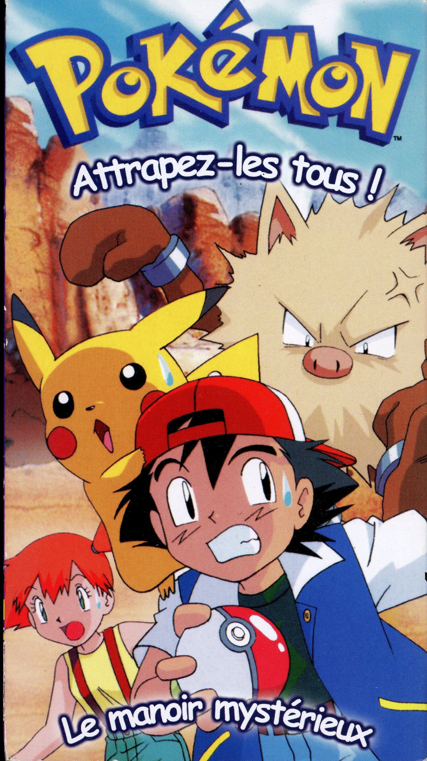 Le manoir mystérieux Attrapez-les tous ! Pokémon French Version Tape