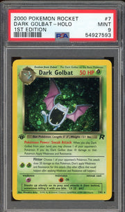 PSA 9 DARK GOLBAT HOLO ROCKET 1ST EDITION