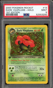 PSA 9 DARK VILEPLUME HOLO ROCKET 1ST EDITION