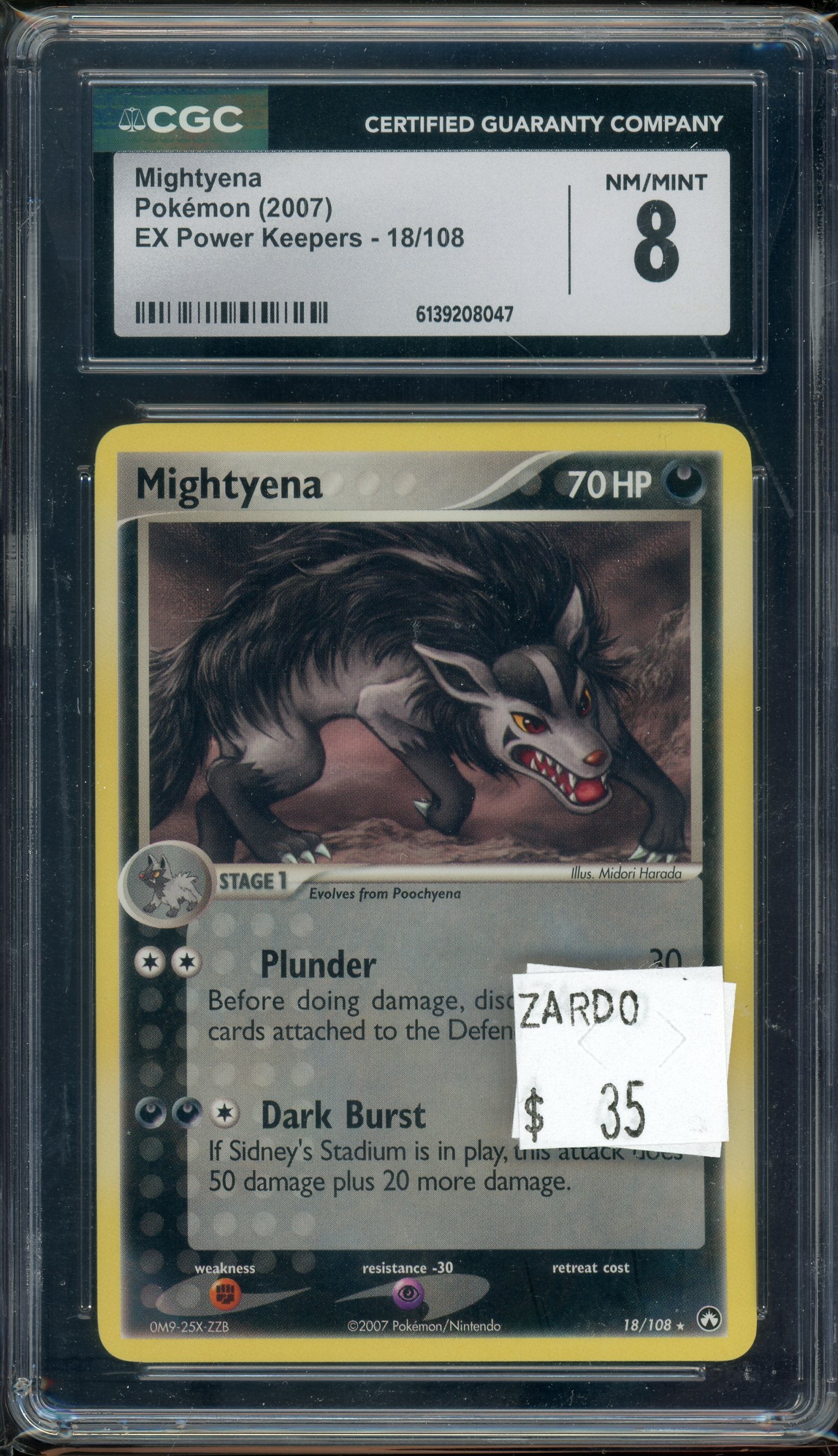 CGC 8 Mightyena Power Keepers