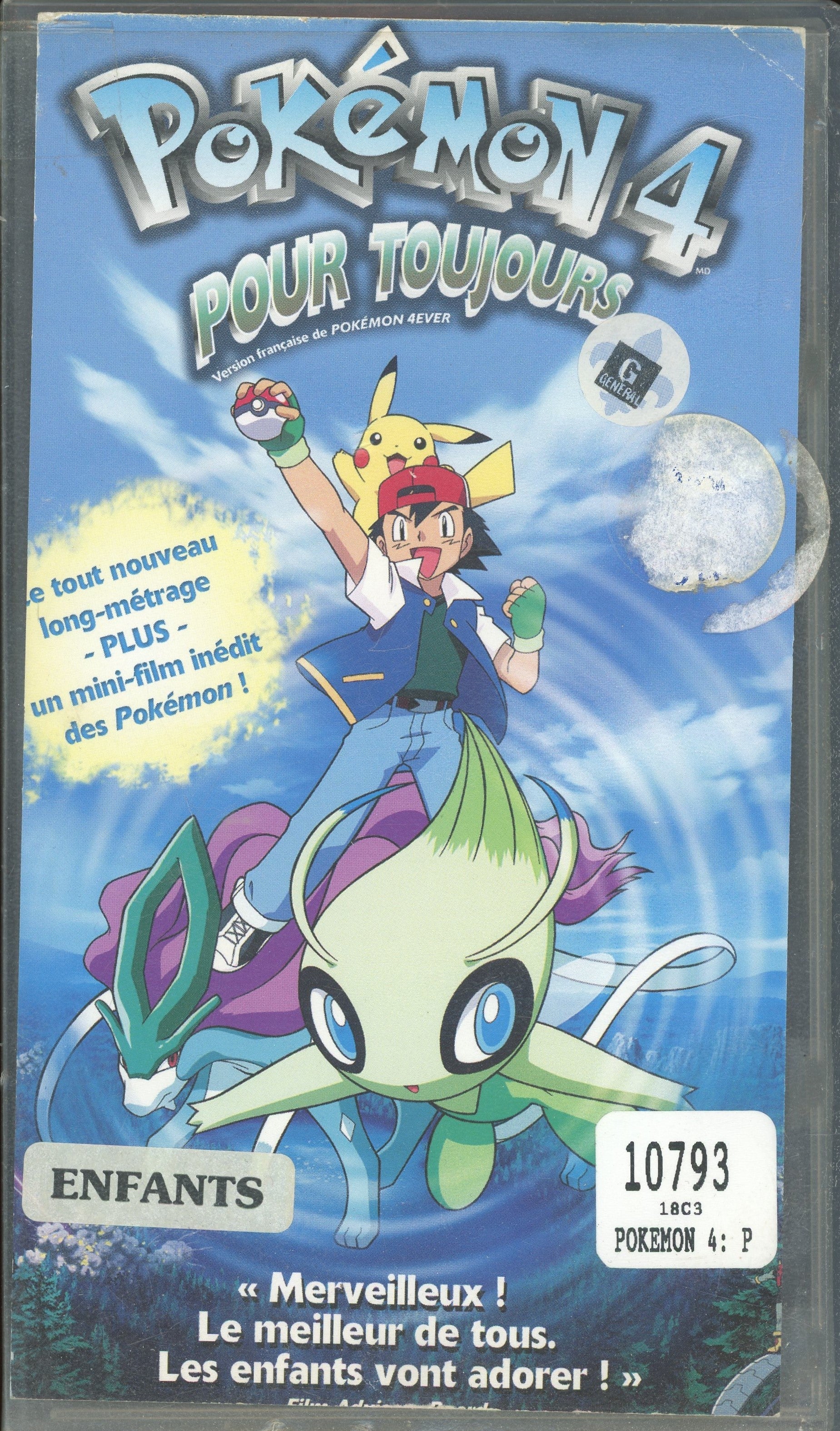 Pour Toujours Pokémon 4 French Version Tape